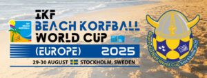 plakat Beach Korfball Cup w Szwecji